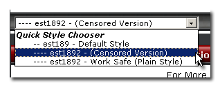 Choosing Censored Version